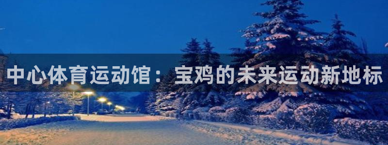 尊龙官网下载平台注册要钱吗：中心体育运动馆：宝鸡的未来运动新