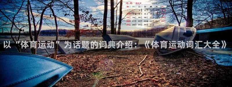 尊龙官方正版app集团：以“体育运动”为话题的词典介